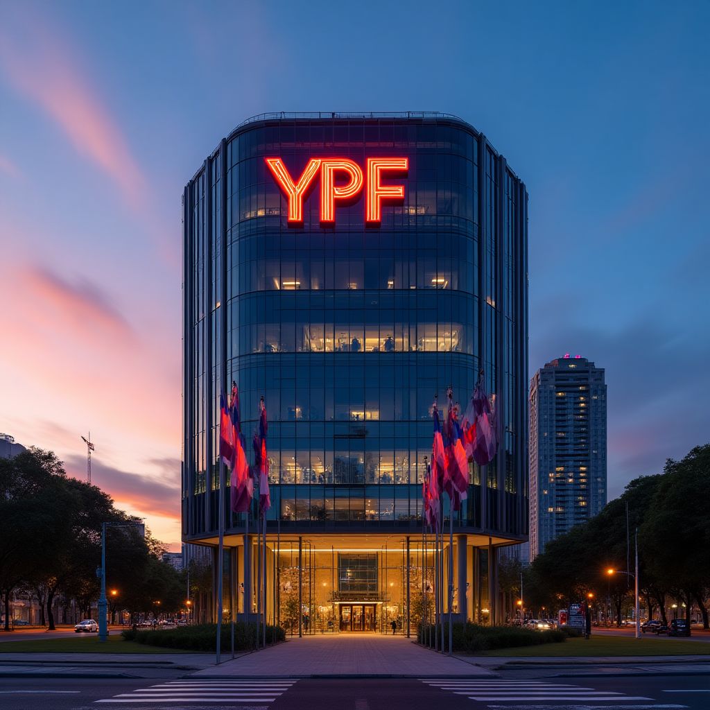 Sede central de YPF en Argentina