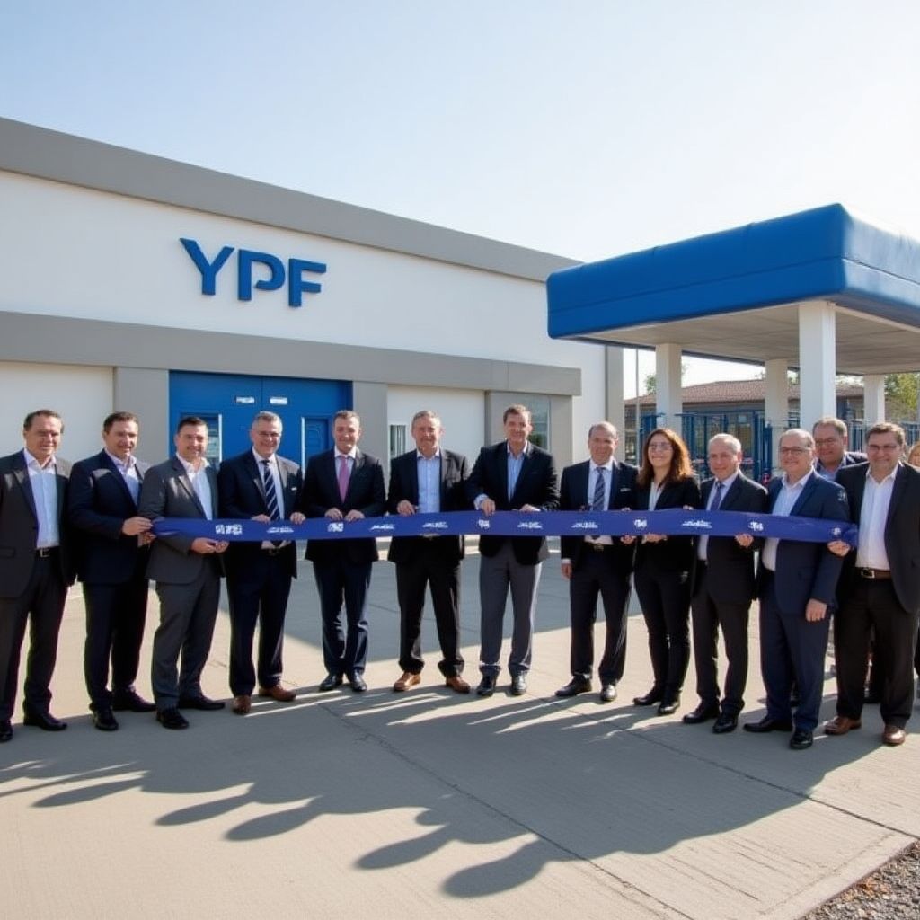 Inauguración estación YPF