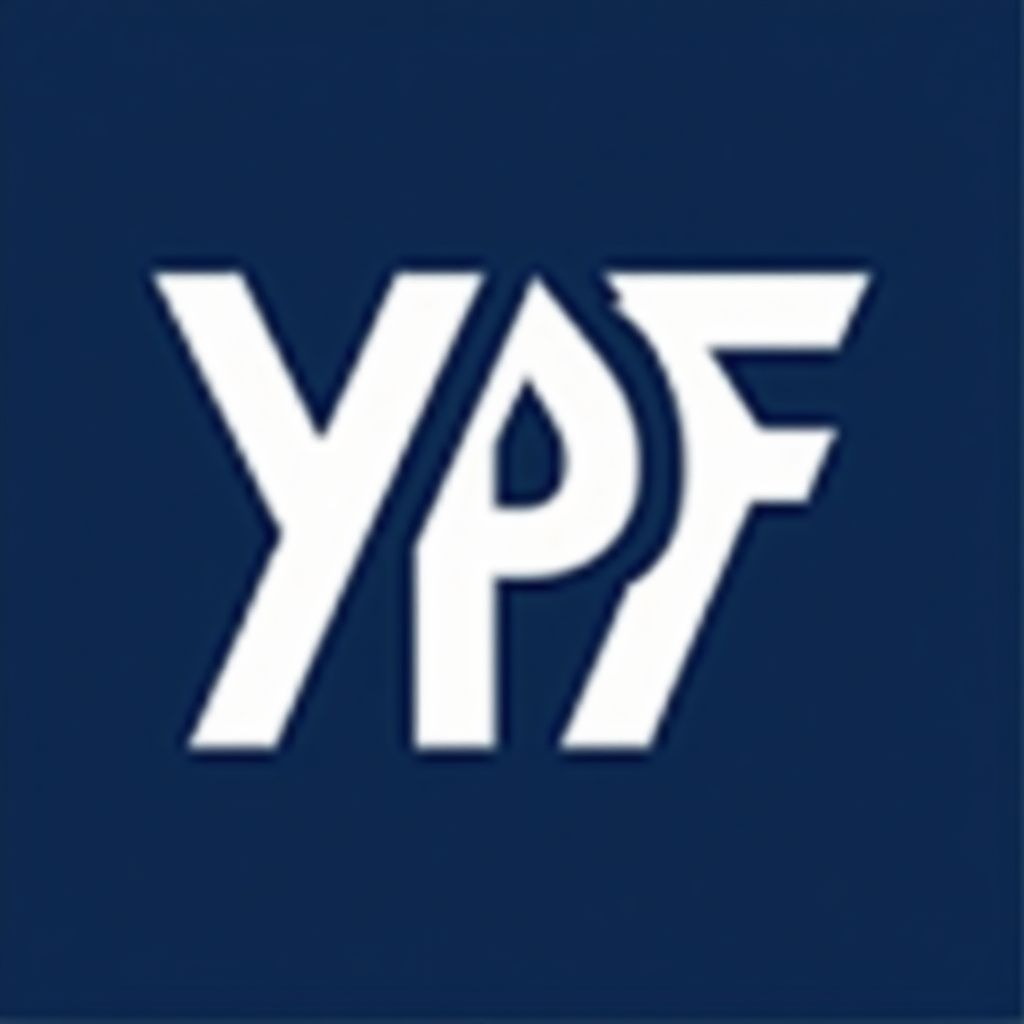 Logo YPF blanco